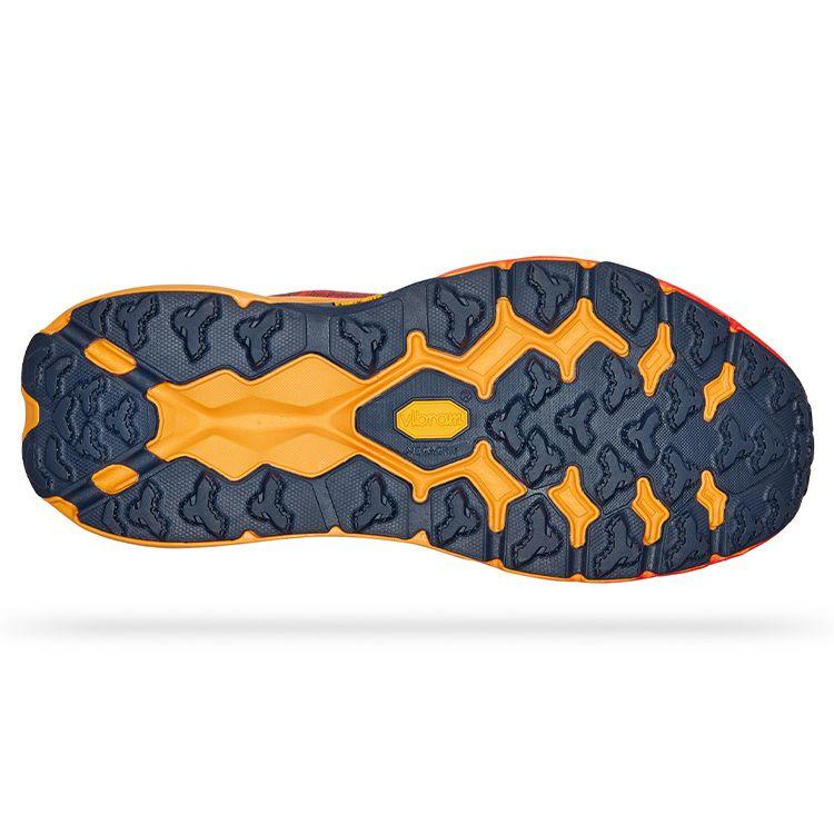 HOKA Speedgoat 5 Fiesta Radiant Yellow Herren Sneaker Rot 1123157-FRYL