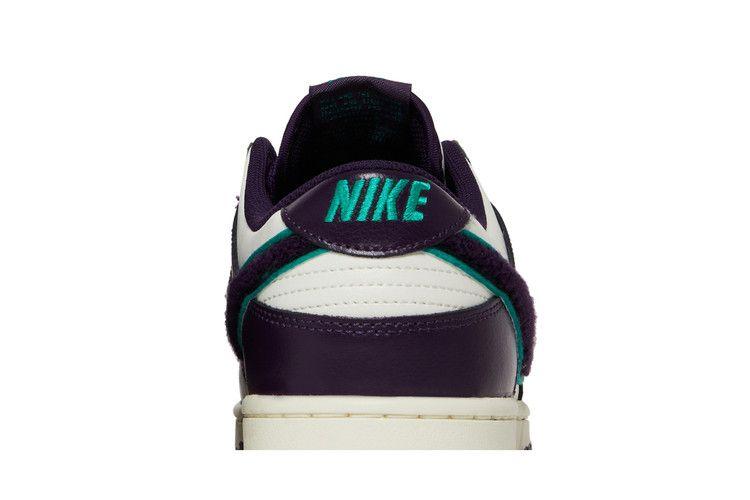 Men's Sneakers Nike Dunk Low Chenille Swoosh Sail Grand Purple Sail/Grand Purple-Neptune Green