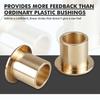Brass Clutch & Brake Pedal Bushings for BMW F30 F20 F22 E39 E60 E87 E92 E90 E46 E36 X3 X5 Z4, Replace 35211109541, 35211158290