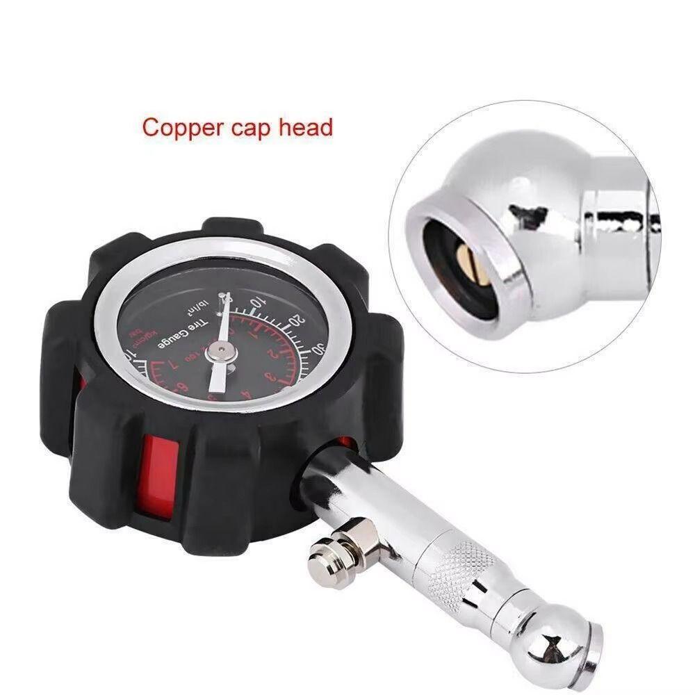 High Accuracy Air Pressure Meter 0~100 PSI Tire Pressure Monitoring Tool Tire Manometer Car Use
