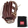 Rawlings JAPAN GH5FHJK54 Baseball Throw HOH® Glove, Hardball, Infielder's, Burgundy, 11.5 Inches, Right-Handed