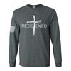 Redeemed Cross Nails Men's American Sleeve T-Shirt Graphic T-Shirt