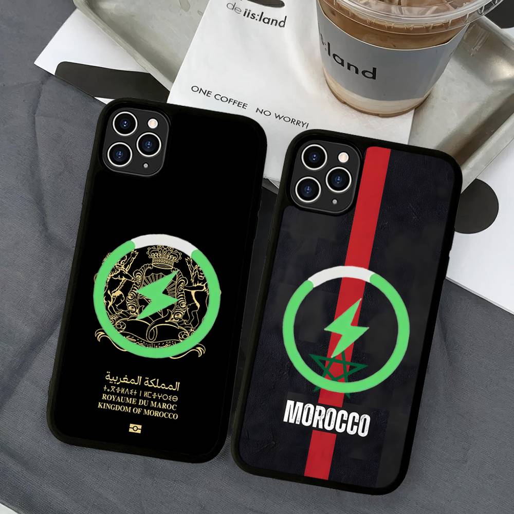Maroc M-Morocco Flag Magnetic Phone Case For IPhone 17 16 15 14 13 12 Mini 11 Pro Max Plus For Magsafe Cover