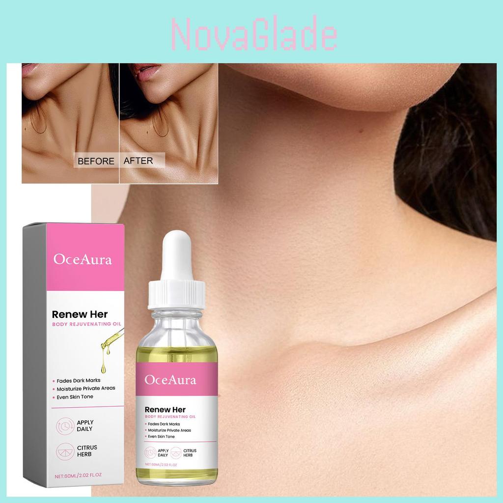 Oceaura Radiant Body Brightening Oil For Moisturizing Hydrated Skin And Even Tone