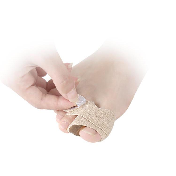 Toe Finger Straightener Hammer Corrector Bandage Toe Separator Splint Wraps With Silicone Gel Toe Splint Straightener Brace