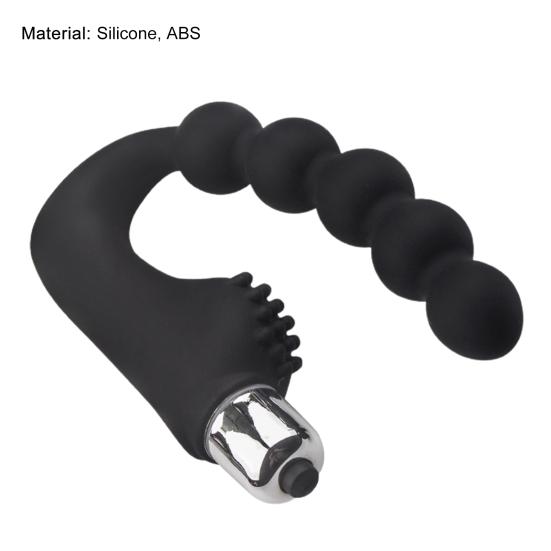 Anal Plug Massager Compact Easy to Enter Vibrator Butt Plug Sex Toy Accessories for Couples