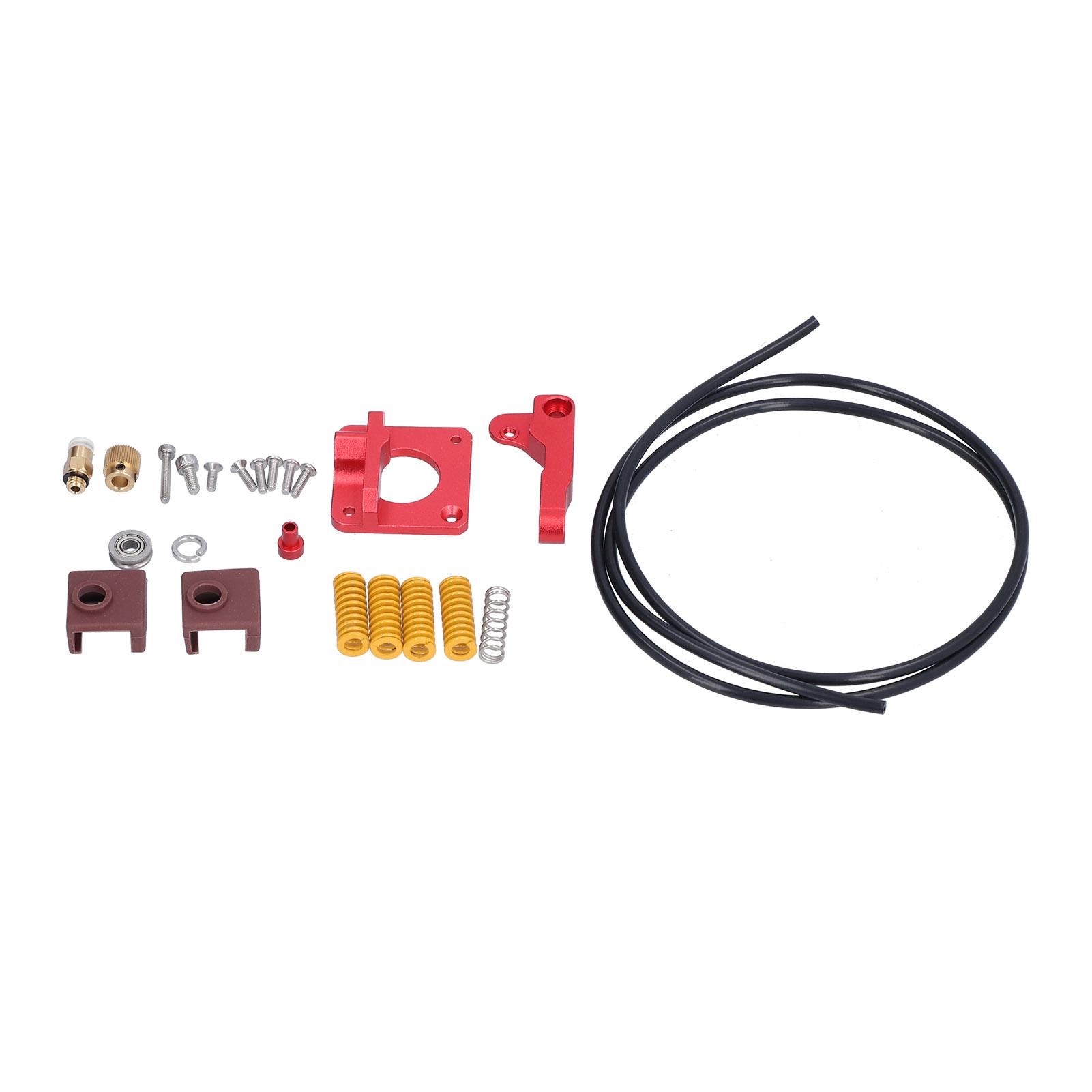 

Upgrade 3D Printer Kit with Extruder Bed Level Springs PETG Pipe MK8 Silicone Case Convenient Easy 3D Printer Extruder