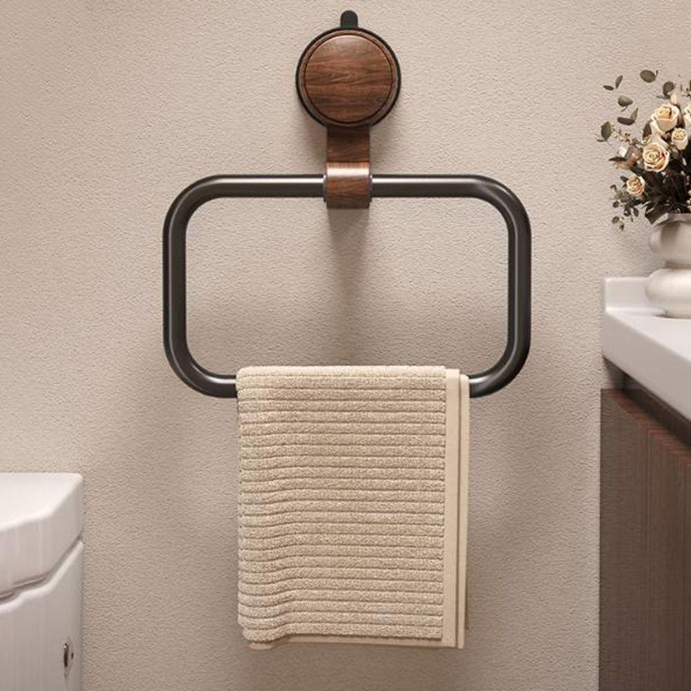 No Drilling Suction Cup Towel Rack Medieval Style Towel Hanging Rack Kitchen