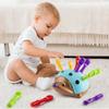Heddgehog Insert Educational Toy Montessori Toys Training Focused on Children's Fine Motor Hand-Eye Coordination Fight Inserted
