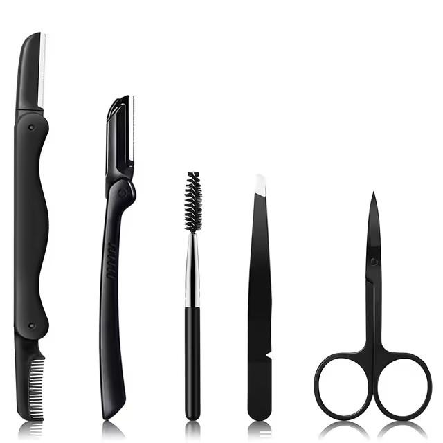 

5/11Pcs Folding Eyebrow Trimmer Set Professional Trimmer Scissors Men S And Women S Eyebrow Beauty Beginner Make-Up Tools