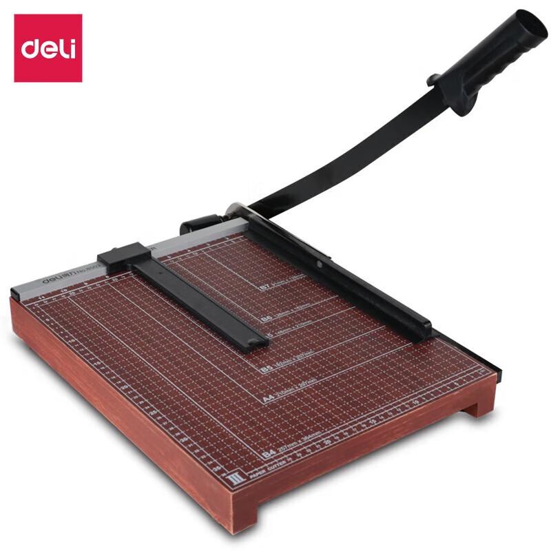 Deli 8003 Wood Base B4 Paper Trimmer