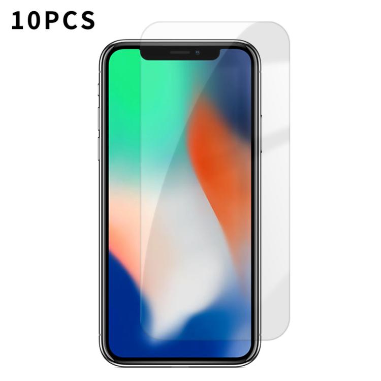 Kalebol 10pcs High-Aluminum Semi-Screen Anti-Fingerprint HD Tempered Glass Film