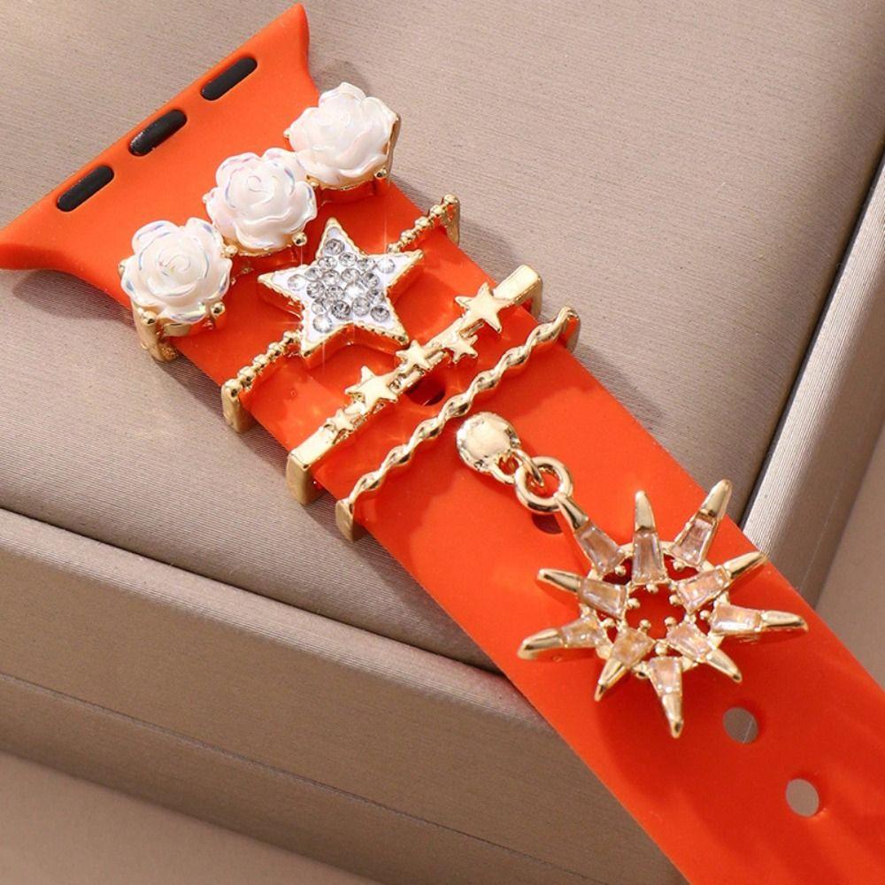 Brooch Decorative Ring Diamond Wristbelt Charms Fashion Decorative Nail Strap Accessories