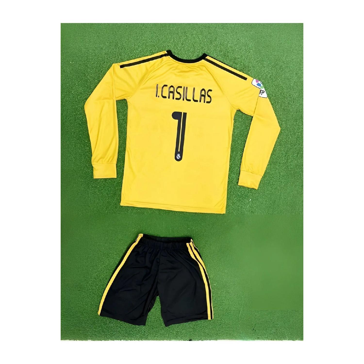 

Детская вратарская майка с длинными рукавами Casillas Bebe чистый