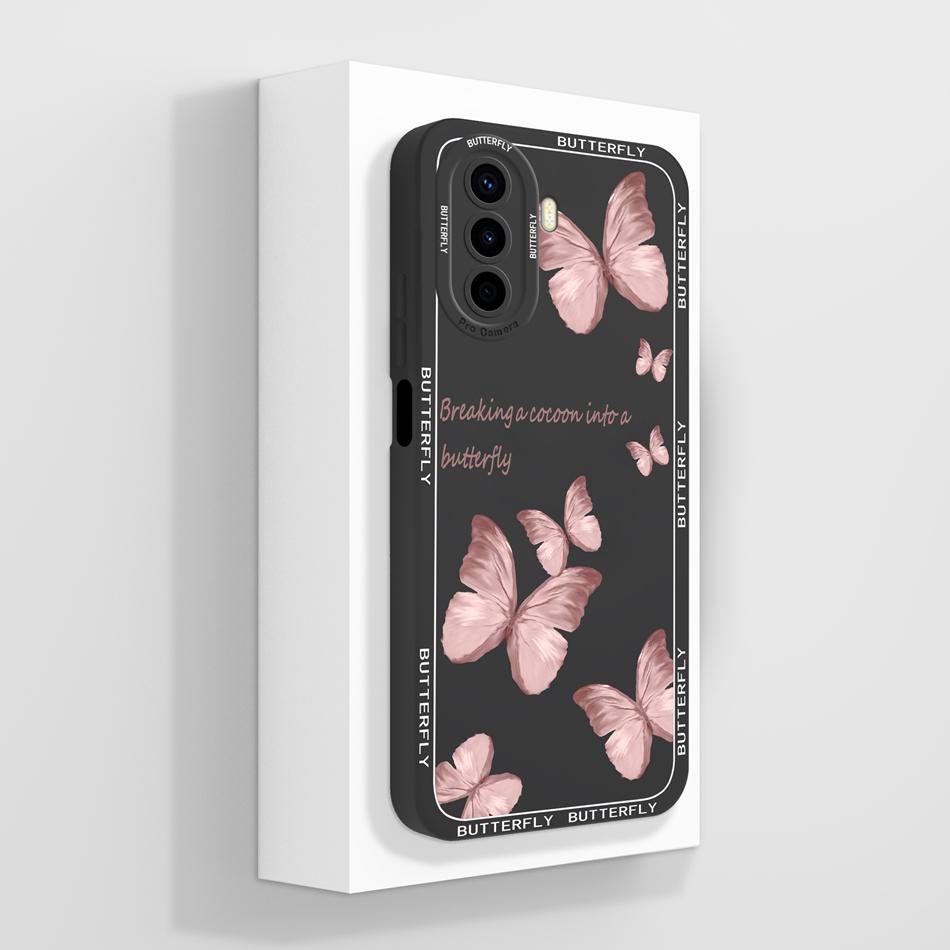 Case For Huawei Nova Y70 Plus Art Bear Full Coverage Anti Drop Funda For Huawei Nova Y 70 Y70+ Liquid Silicone Phone Back Cover
