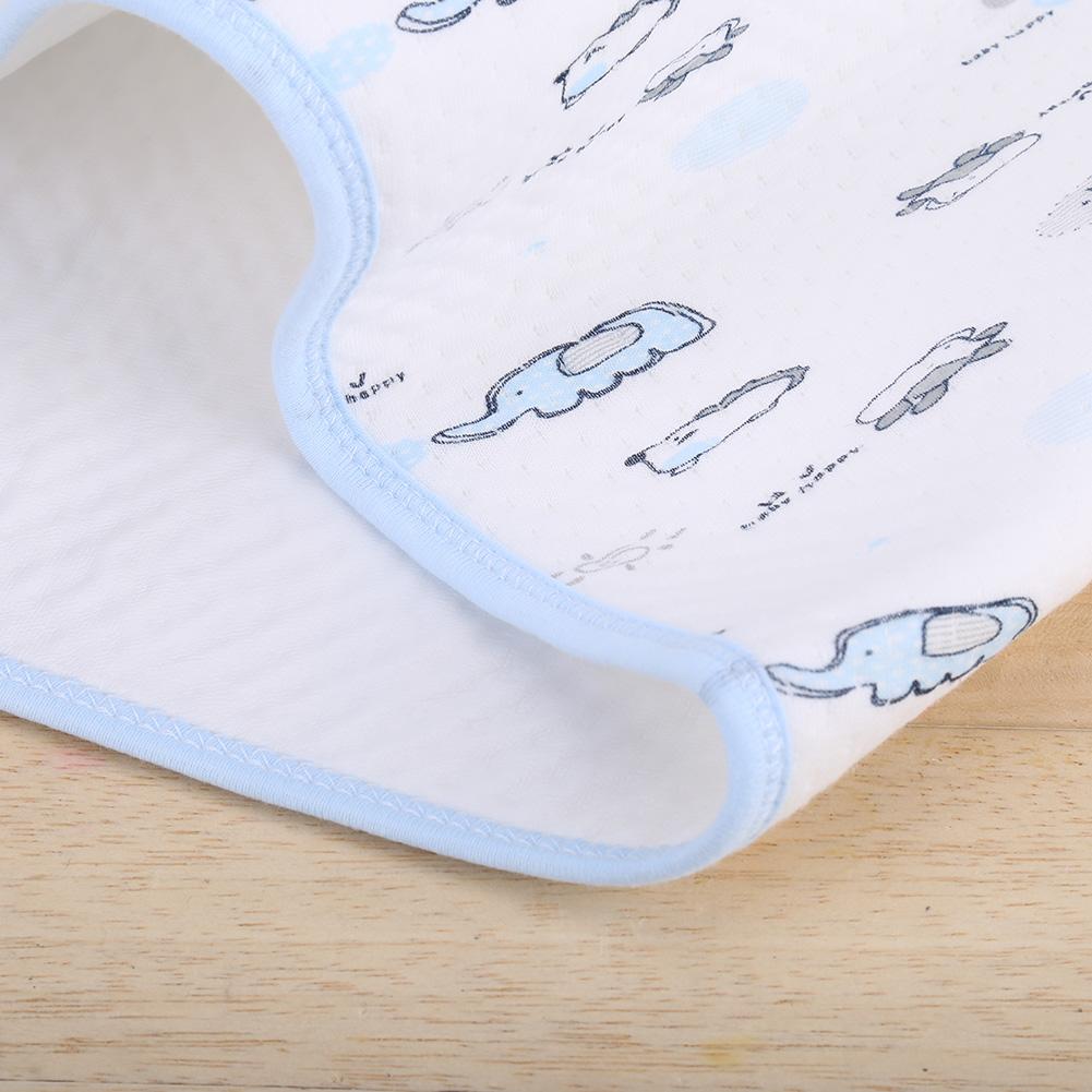 Voděodolná dětská bavlněná podložka na moč Plenky Pleny Povlečení Přebalovací podložka modrá Balená M