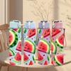 1PC Watermelon Slice Summer Fruit Print 750ml Color Plastic Sports Water Bottle Leakproof Flip Straw Lid Suitable for Sports Office Home Use