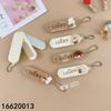 Creative Simple Solid Color Folding Mini Portable Hair Comb For Students