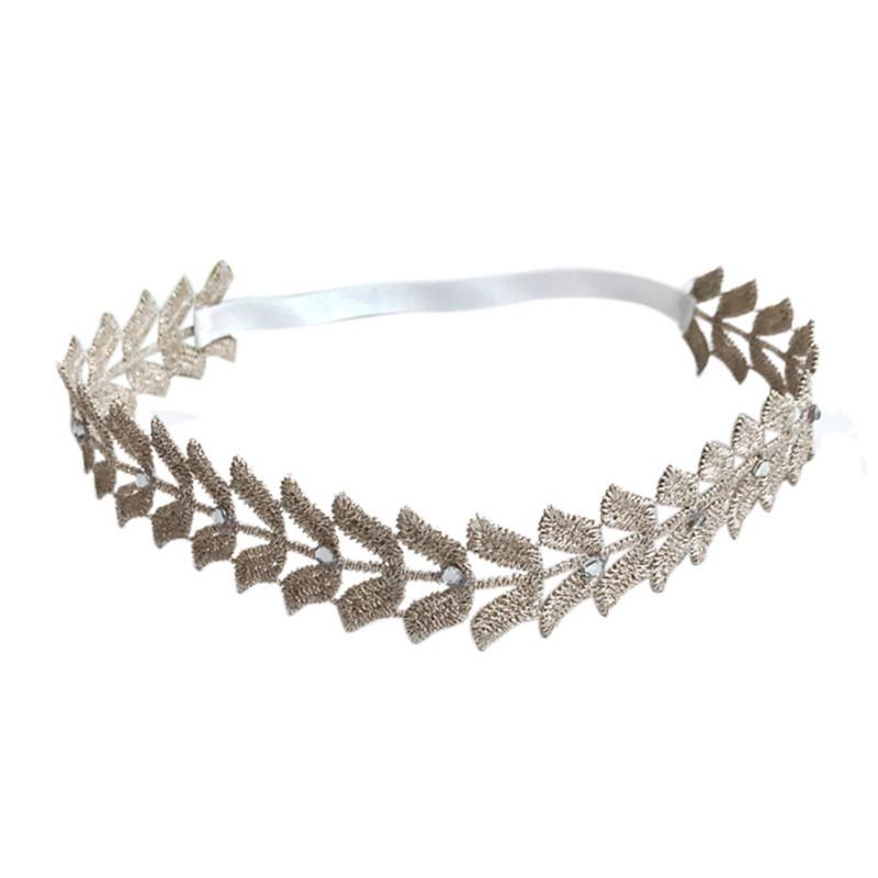 

Головные уборы для новорожденных малышей с цветочной оливковой лентой для волос, аксессуары для волос ручной работы золотой