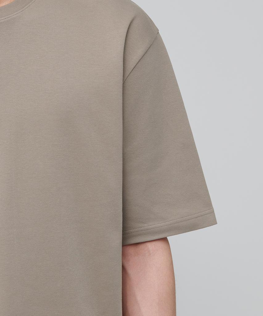 MUSINSA STANDARD Relaxed Fit Crew Neck String T-Shirt [Dusty Beige]