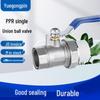 PPR Brass Single Union Ball Valve