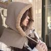 Balaclava Autumn and Winter Warm Knitted Hat Women's Fashion Scarf Integrated Knitted Ear Protection Woolen Hat