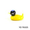 Colorful Cute Glass Duck Mini Figurine Craft Ornament Easter Animal Tiny Statues Home Table Micro Fairy Garden Decor Accessories