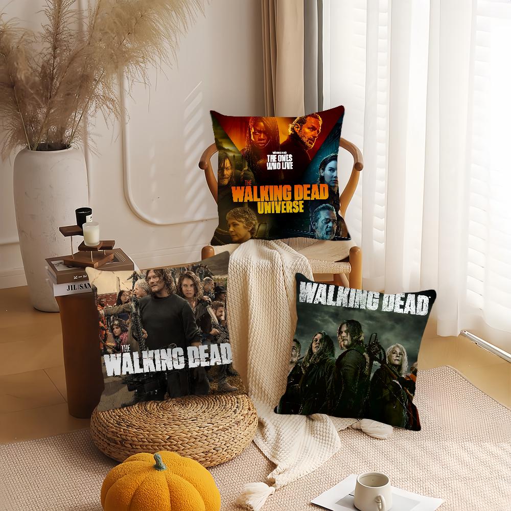 Tv Show The W-Walking D-Dead Pillow Case Office Cushions Suitable For Sofa Car Bedroom Decorative Cushion Cover