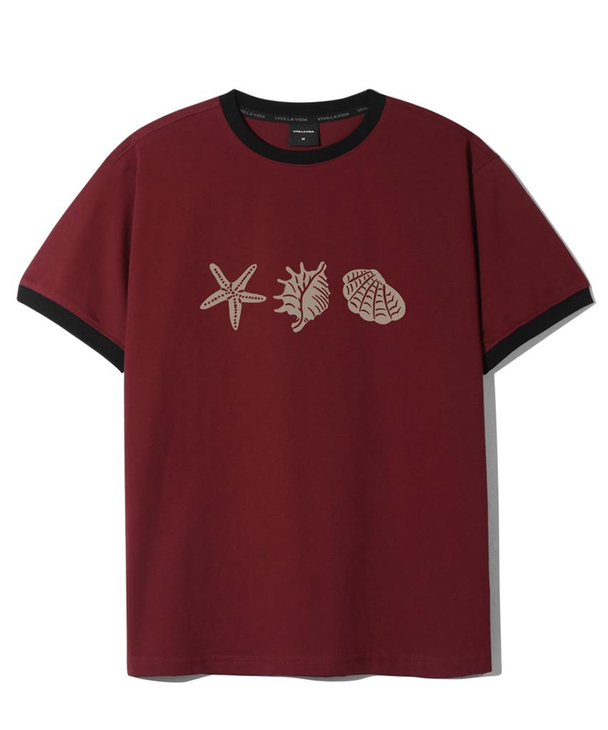 Bibalabida Conch Ringer Short Sleeve T-Shirt