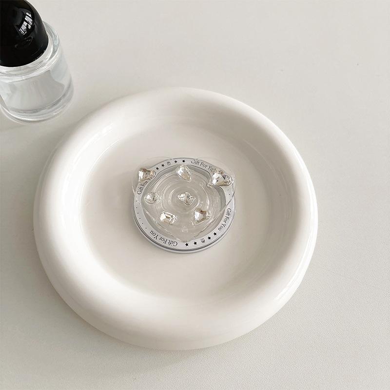 Colored Gemstones, Rhinestones, Love Mobile Phone, Airbag Bracket, Advanced Wind-Sensitive Magnetic Suction Magsafe Desktop Support Frame