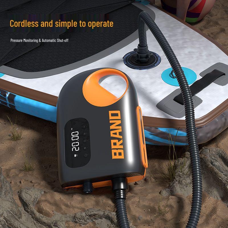 Kompakte kabellose elektrische Luftpumpe für Auto, Zelt, SUP, Kajak