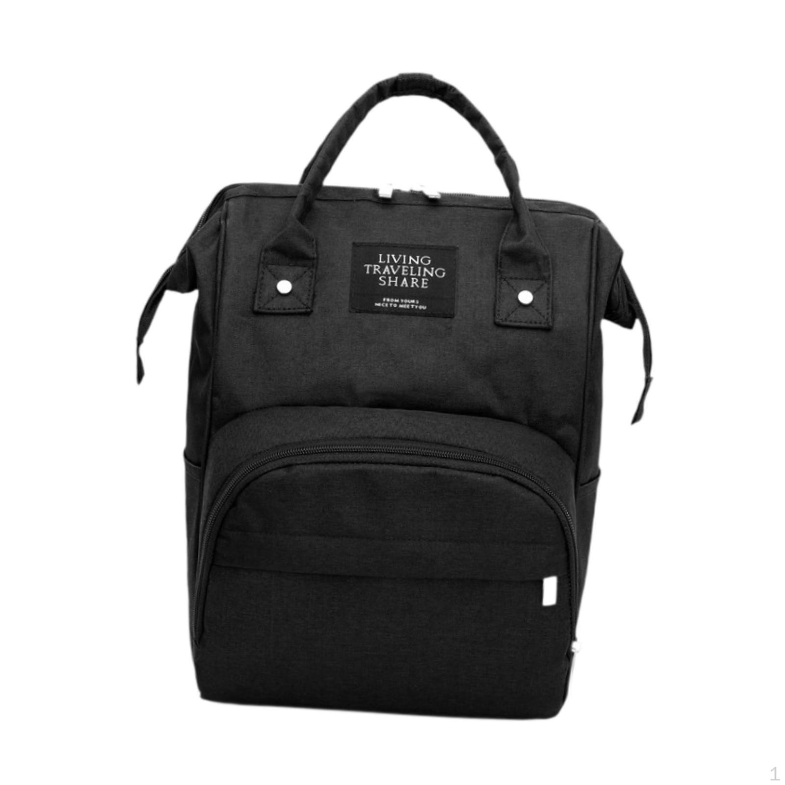 

Сумка для детских подгузников, рюкзак, большие сумки для мам, походов, бизнеса, пикников чёрный