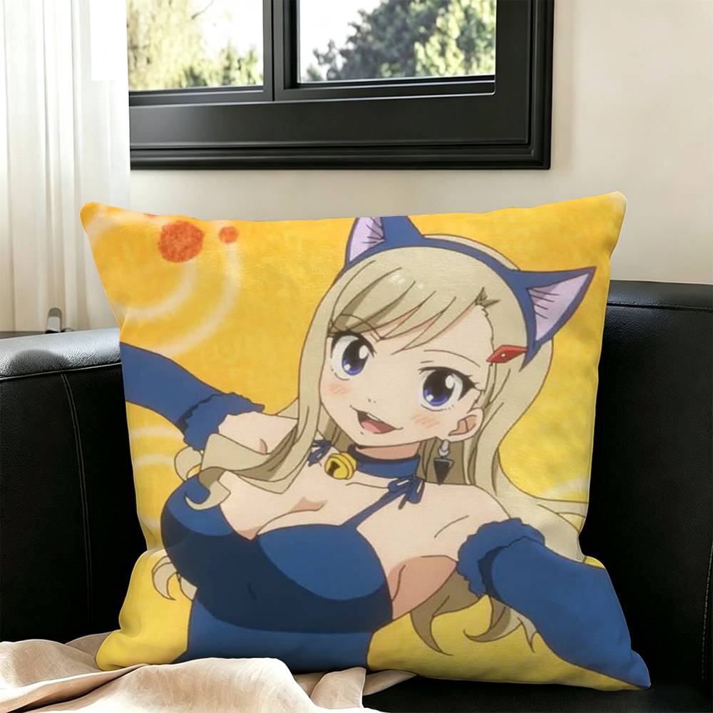 EDENS ZERO anime Pillow Case Square Double-Sided Sofa Cushion Cover Bedroom Bedside Pillow