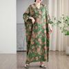 New Floral Vacation Style Travel V-Neck Vintage Dresses