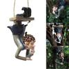 Fashion Creative Garden Hanging Elf Ornaments Home Decor Figurine for Patio Fence Yard Tree Holiday Accessories Creative Gifts
