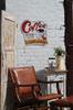 Vintage coffee sign retro style tin sign