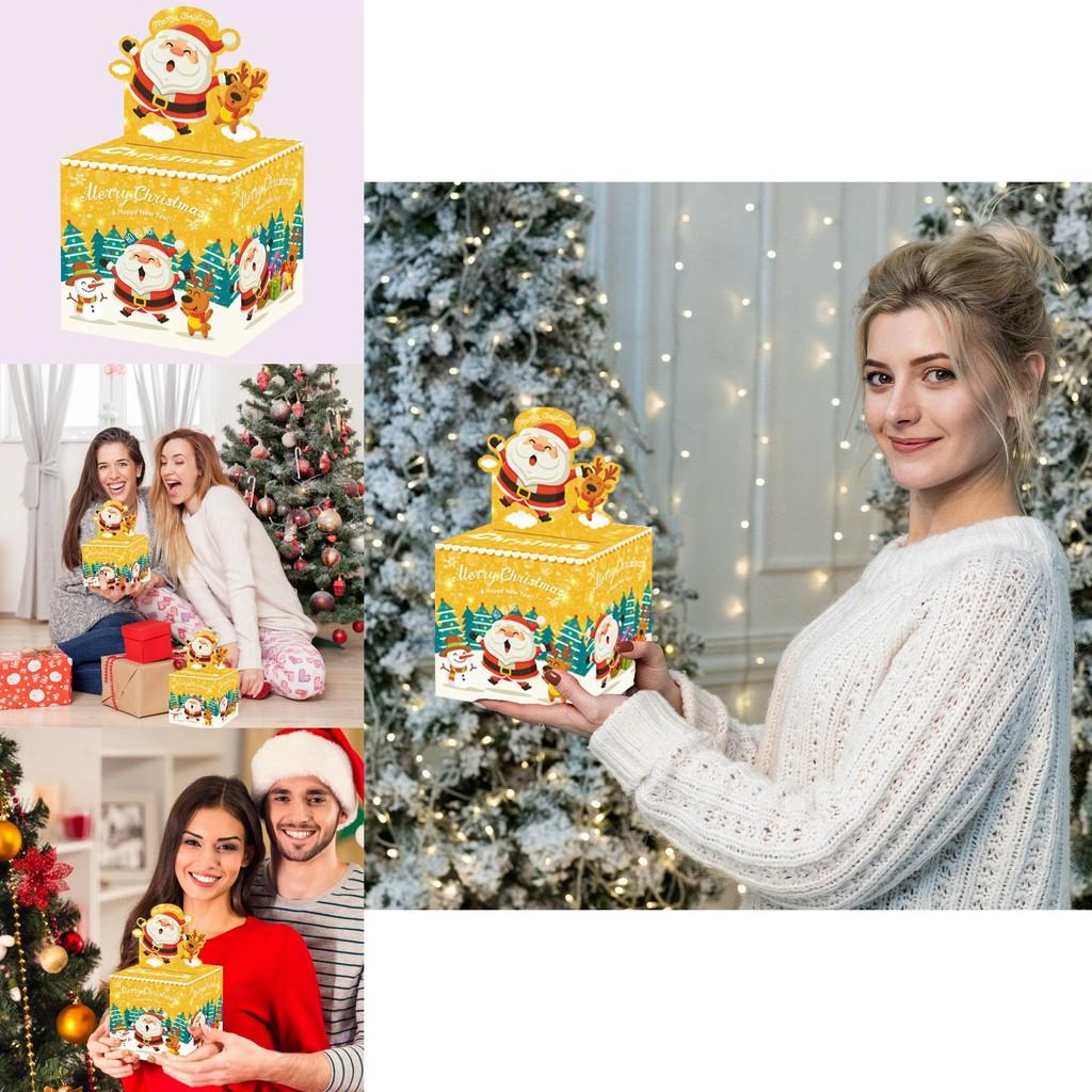 Christmas Vibrant Santa Claus Money Box With Party Decor For Holiday Celebration And Gift Giving