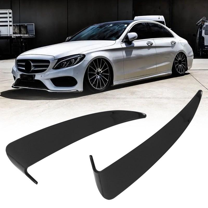 AA92-Rear Bumper Apron Spoiler Canard Air Vent Cover Trim For Mercedez Benz W205 C43 C63 AMG 4 Door 2015-