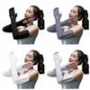 Full Wrap Sunscreen Sleeve Anti-UV Cycling Sleeve Gloves Breathable Ice Silk Sleeves  Outdoor