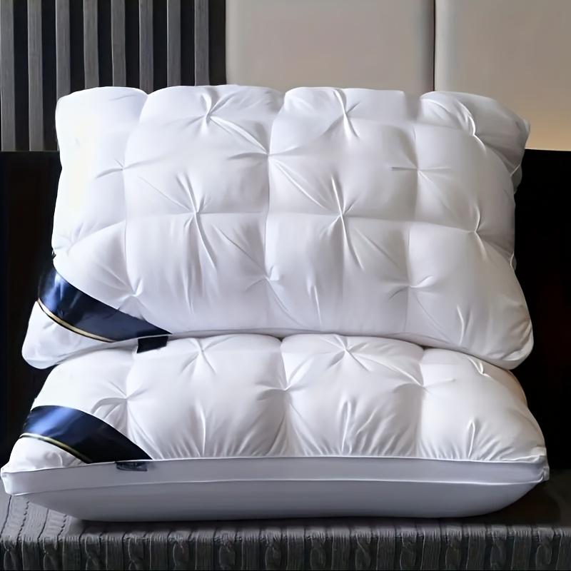 Deep Sleep Neck Support, Four Seasons Does Not Collapse High Pillow Core, Hypoallergenic Polyester Fiber Sleeve, Machine Washable, Pillow Core