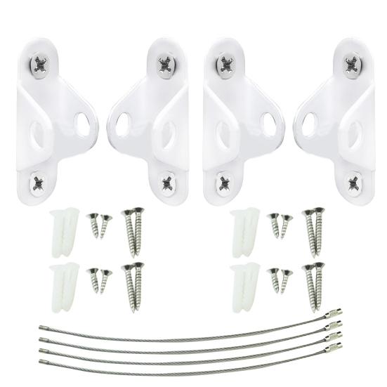 2/4 Sets Anti-Tip Furniture Fixing Strap Heavy Duty Baby Proofing Prevent Falling Furniture Strap Cabinet Bookcase Dresser Wall Securing Earthquake