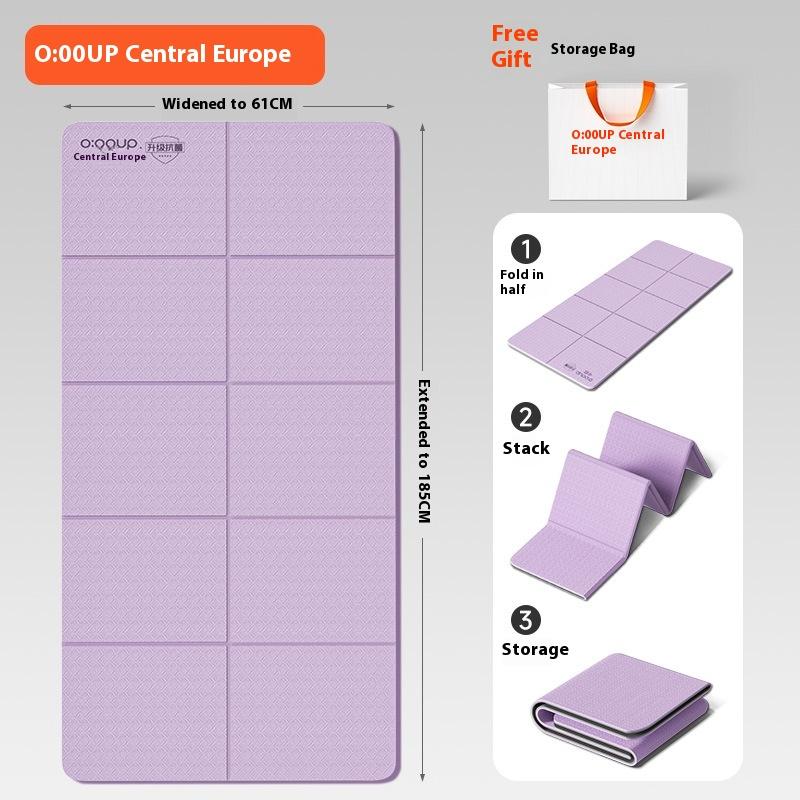 Yoga Mat Portable Non-slip Fitness Floor Mat Dormitory Siesta Antibacterial Children Primary School Students Siesta Mat Folding Mat
