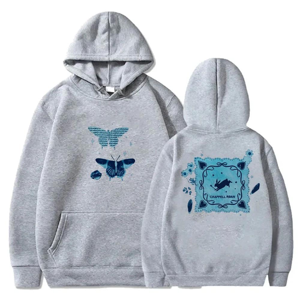

Chappell Roan Butterfly Hoodies Midwest Princess Tour Merch Pullovers Women Men Fashion Sweatshirts 3XL
