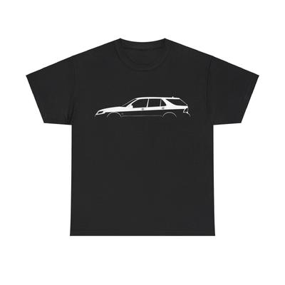 Saab 9-5 SportCombi 2005 Silhouette Car T-shirt