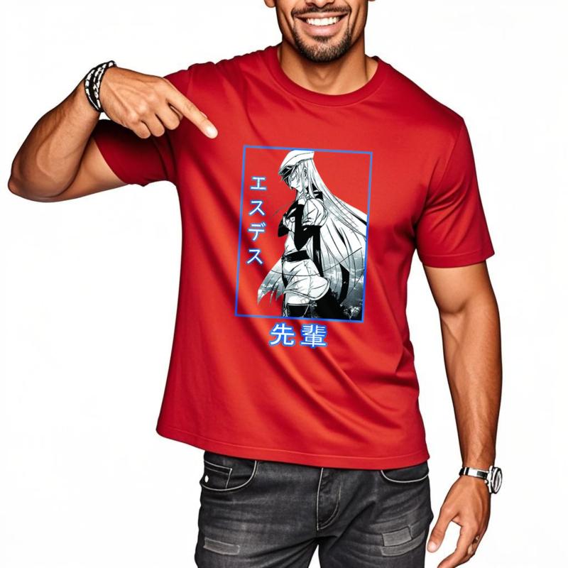 Anime Akame Ga Kill Printed Oneck Shirts Funny Comfortable Tshirt Casual Cotton Brand Daily Fashion Tee Tops Man Basic Tee