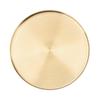 Luxury Gold Stainless Steel Round Tray for Cosmetics, Storage, and Desserts