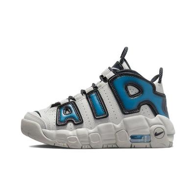 Air More Uptempo 96 PS Industrial Blue Kids Sneakers Grey Light-Iron-Ore Iron-Grey FJ1389-001