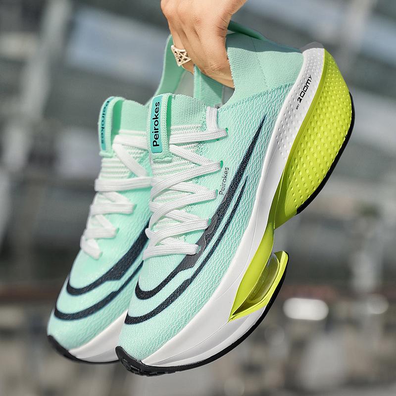 Chaussures de Marche et de Course à Pied Amorti Max pour Hommes et Femmes, Baskets, Semelles Plateformes, Légères et Respirantes, Adaptées pour le Marathon