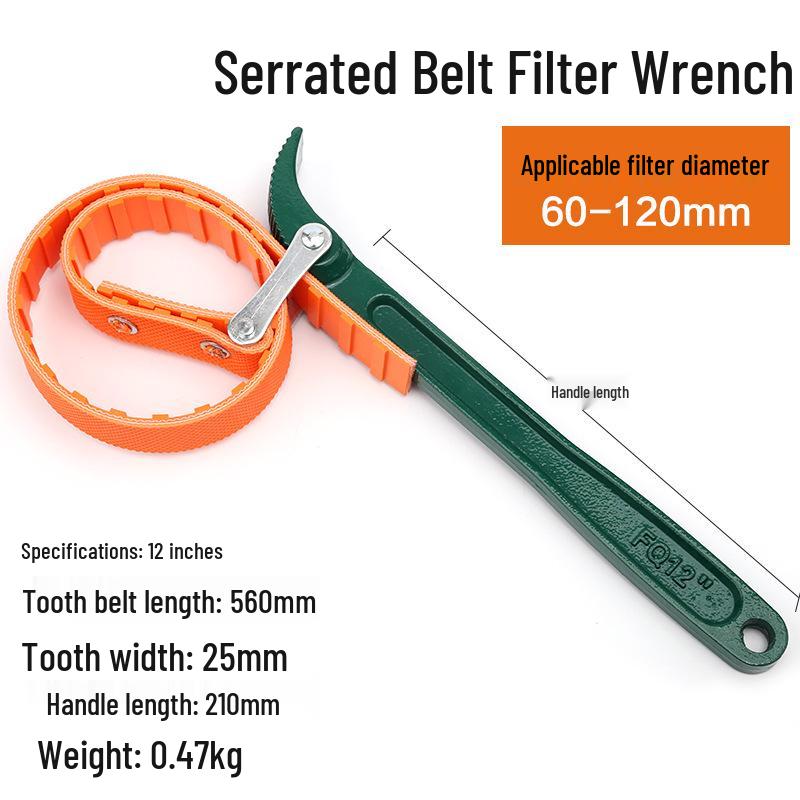 Non-slip Oil and Water Filter Wrench Tool