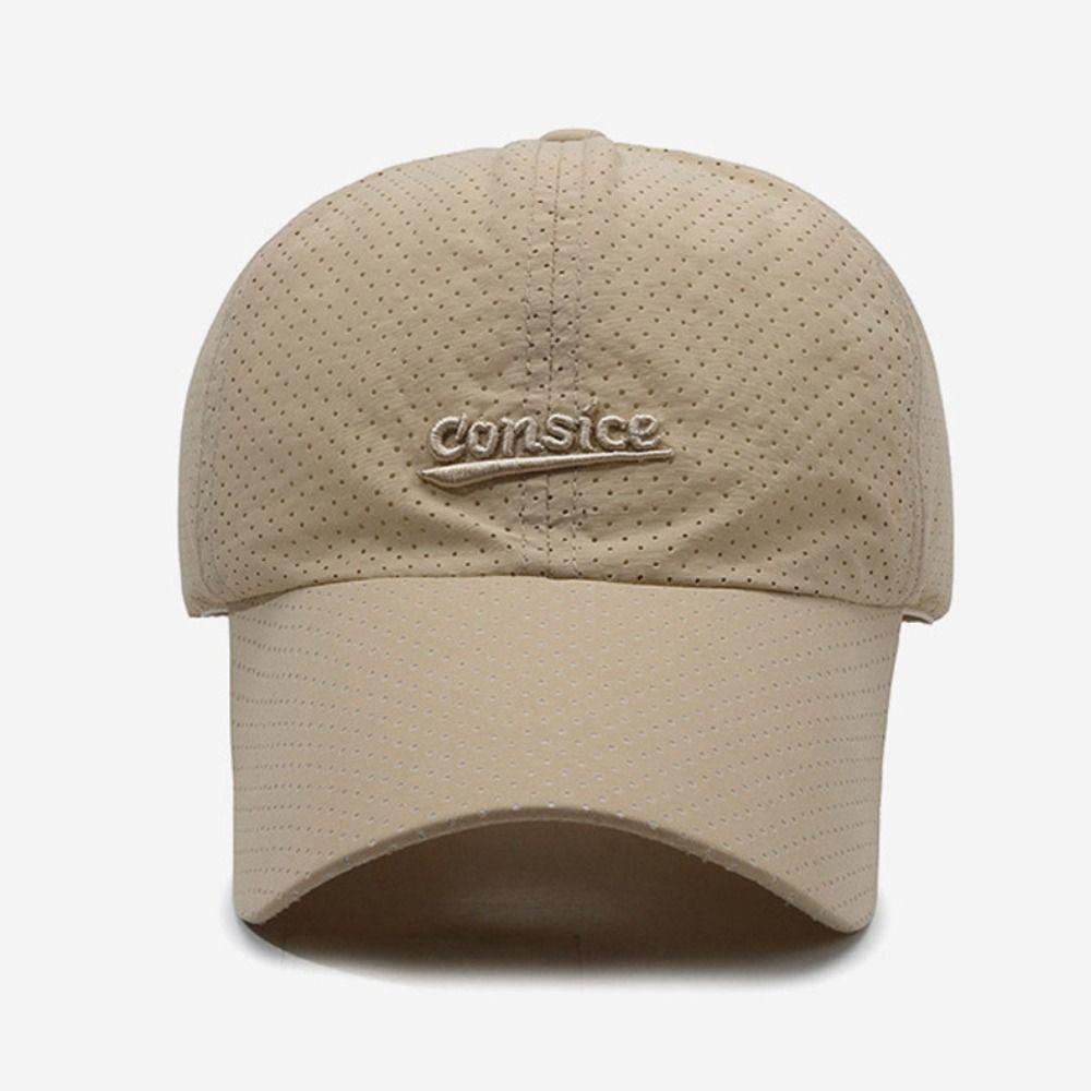 Breathable Perforated Summer Sun Hat Sun Protection Travel Sports Hat For Women Men